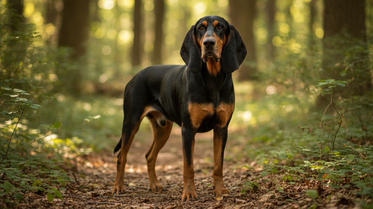 Black and Tan Coonhound — Rasseportrait